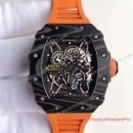 Replica Richard Mille RM 35-02 Rafael Nadal Orange Watch Forge Carbon